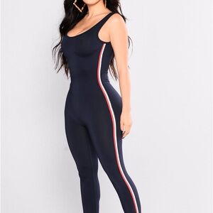 Fashion Nova Navy Blue Jumpsuit